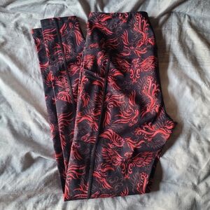 Constantly Varied Gear CVG FULL LENGTH Red Phoenix Leggings Sz Small